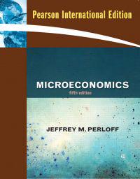 Microeconomics; Jeffrey M. Perloff, Addison Wesley; 2008