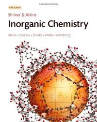 Solutions Manual for Inorganic Chemistry; Duward Shriver, Peter Atkins; 2010