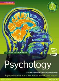 Pearson Baccalaureate: Psychology new bundle (not pack); Alan Law, Christos Halkiopoulos, Christian Bryan; 2015