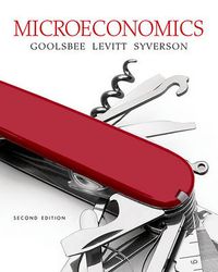 Microeconomics; Steven D. Levitt, Austan Goolsbee, Chad Syverson; 2016