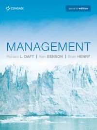 Management; Richard Daft, Alan Benson, Brian Henry; 2020