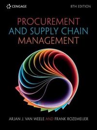 Procurement and Supply Chain Management; Arjan van Weele; 2022