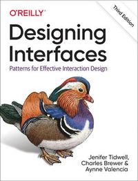 Designing Interfaces; Jenifer Tidwell, Charles Brewer, Aynne Valencia; 2020