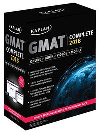 GMAT Complete 2018; Kaplan Test Prep; 2017