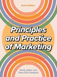Principles and Practice of Marketing 10; David Jobber; 2023