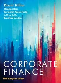 Corporate Finance 5e; David Hillier; 2024