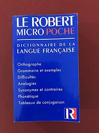 Le Robert Micro Poche; Diccionario de francés; 0