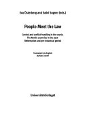 People meet the law; control and conflict-handling in the courts; Eva Österberg, Sølvi Sogner; 2000