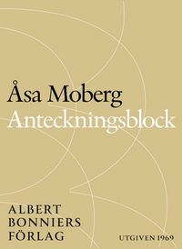 Anteckningsblock; Åsa Moberg; 2014