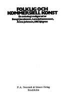 Folklig och kommersiell konst: en antologi; Bengt Jacobsson; 1980