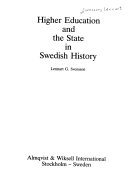 Higher Education A The Stat; L G Svensson; 1987
