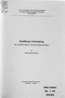 Skriftbruk i förändring en semiotisk studie av den personliga hemsidan; Anna-Malin Karlsson; 2002