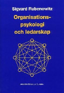 Organisationspsykologi och ledarskap; Sigvard Rubenowitz; 1994