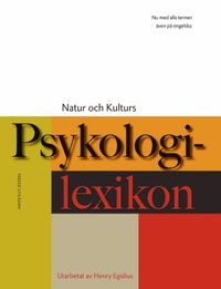 Psykologilexikon; Henry Egidius; 2005