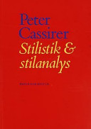 Cassirer/Stilistik och stilanalys; Peter Cassirer; 1993