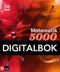 Matematik 5000 Kurs 1a Röd Lärobok Bas Digital; Lena Alfredsson, Patrik Erixon, Hans Heikne; 2012