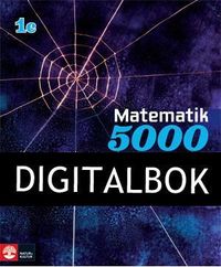 Matematik 5000 Kurs 1c Blå Lärobok Digitalbok ljud; Lena Alfredsson, Kajsa Bråting, Patrik Erixon, Hans Heikne; 2011