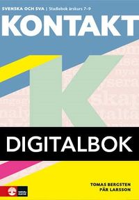 Kontakt Stadiebok Digital; Tomas Bergsten, Pär Larsson; 2018