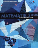 Matematik 3000 Breddning Sannolikhetslära; Lars-Eric Björk, Hans Brolin; 2002