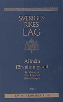 Allmän förvaltningsrätt; Bo Malmqvist; 1999