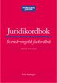 Juridikordbok : Svensk-engelsk fackordbok; Sven Martinger; 2004