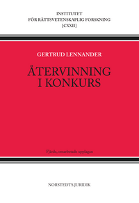 Återvinning i konkurs; Gertrud Lennander; 2013