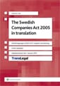 The Swedish Companies Act 2005 : in translation; Sverige; 2012
