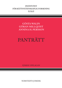 Panträtt; Gösta Walin, Göran Millqvist, Annina H. Persson; 2022