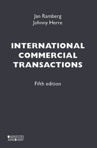 International commercial transactions; Jan Ramberg, Johnny Herre; 2021