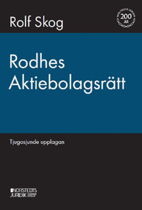 Rodhes aktiebolagsrätt; Knut Rodhe, Rolf Skog; 2023