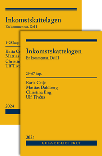 Inkomstskattelagen : En kommentar. Del I och del II; Mattias Dahlberg, Ulf Tivéus, Christina Eng, Katia Cejie; 2024
