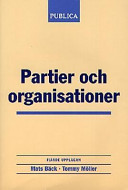 Partier och organisationer; Mats Bäck; 1997