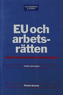 EU och arbetsrätten; Norstedts Juridik; 2002