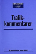 Trafikkommentarer; Norstedts Juridik; 2004