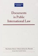 Documents in Public International Law; Norstedts Juridik; 2001