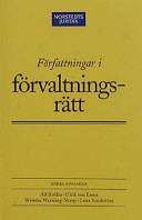 Författningar i förvaltningsrätt; Alf Bohlin; 2002
