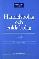 Handelsbolag och enkla bolag : en lärobok; Torsten Sandström; 2002