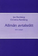 Allmän avtalsrätt; Jan Ramberg, Christina Ramberg; 2003