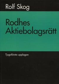Rodhes aktiebolagsrätt; Knut Rodhe; 2006