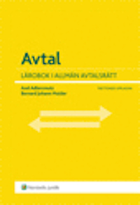 Avtal : lärobok i allmän avtalsrätt; Axel Adlercreutz, Bernard Johann Mulder; 2009