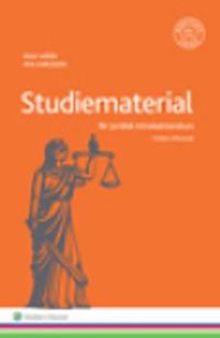 Studiematerial för juridisk introduktionskurs; Rolf Höök, Mia Carlsson; 2016