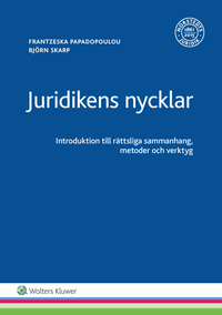 Juridikens nycklar : introduktion till rättsliga sammanhang, metoder och verktyg; Frantzeska Papadopoulou, Björn Skarp; 2017