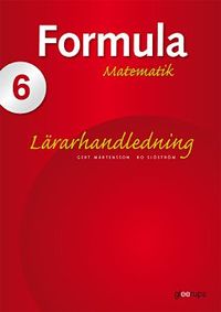 Formula 6 Lärarhandl inkl CD; Gert Mårtensson, Bo Sjöström; 2005
