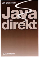 Java direkt; Jan Skansholm; 1999