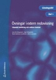 Övningar i extern redovisning - del 1 lösningar; Lars-Eric Bergevärn; 2000