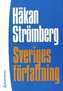 Sveriges författning; Håkan Strömberg; 2001