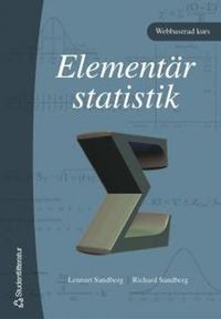 Elementär statistik; Lennart Sandberg, Richard Sandberg; 2002