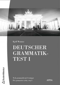 Deutscher Grammatiktest 1 (10-pack) - Tyska 3; Kjell Weinius; 2002
