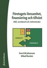 Företagets lönsamhet, finansiering och tillväxt : mål, samband och mätmetoder; Sven Erik Johansson, Mikael Runsten; 2005