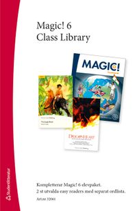 Magic! 6 Class Library - Tryckt - Easy readers (2 st The Jungle Book, 2 st Dragonheart) med ordlista; Karin Smed-Gerdin, Eva Hedencrona; 2022